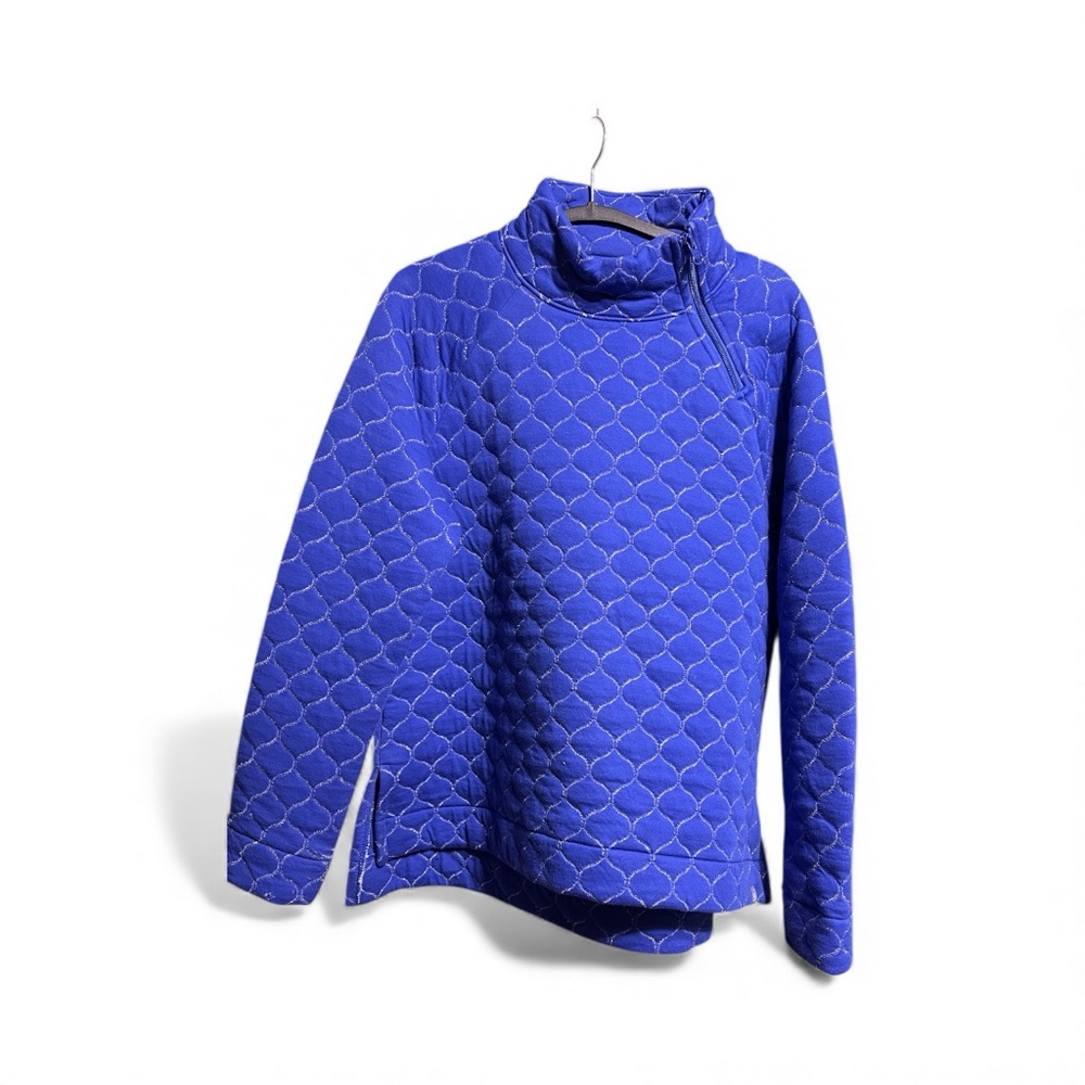 Talbots Royal Blue Quilted top
